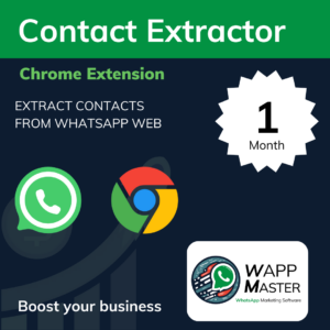 WAppMaster Chrome Extension - 1 Month License