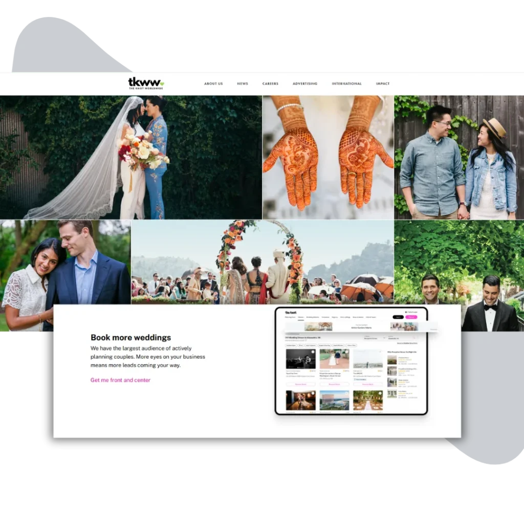 Preview of The Knot Worldwide India for Detailed planning