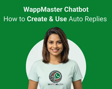 A comprehensive setup guide for a Normal Campaign in WappMaster. The image features a smiling woman on a green background, explaining how to use the bulk messaging software to send one-time WhatsApp marketing blasts.